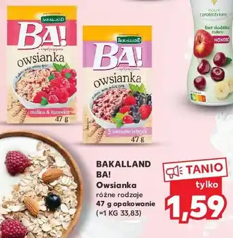 Kaufland Owsianka malina żurawina bakalland ba! oferta