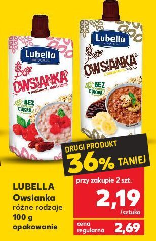 Kaufland Owsianka banan-kakao lubella oferta