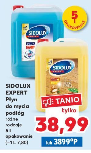 Kaufland Płyn do mycia paneli i drewna z olejkiem arganowym sidolux expert oferta