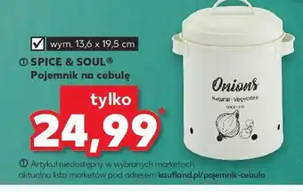 Kaufland Pojemnik na cebulę spice&soul oferta