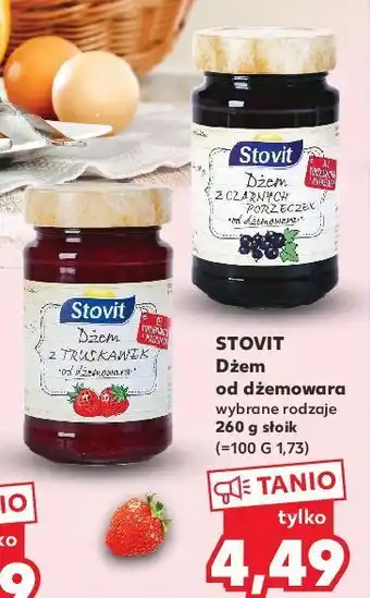 Kaufland Dżem z czarnych porzeczek stovit oferta