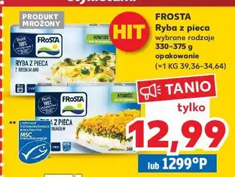 Kaufland Ryba z pieca w sosie brokułowym frosta oferta