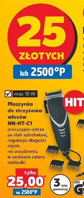 Kaufland Maszynka do strzyżenia nn-ht-c1 oferta