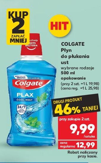 Kaufland Płyn do ust cool mint colgate plax oferta