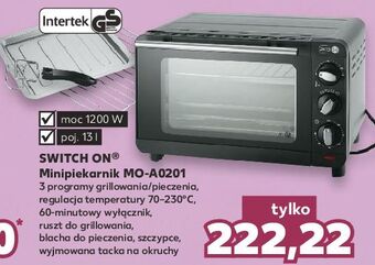 Kaufland Piekarnik mini mo-a0201 switch on oferta