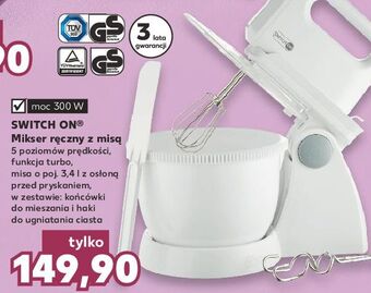 Kaufland Mikser ręczny z misą switch on oferta