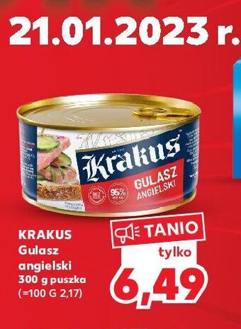 Kaufland Gulasz angielski krakus animex oferta