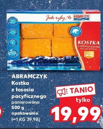 Kaufland Kostka z łososia panierowana abramczyk oferta