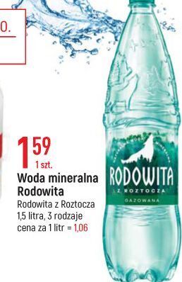 E.Leclerc Woda gazowana rodowita z roztocza oferta