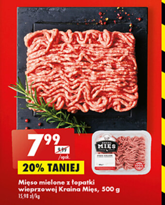 Biedronka Mięso mielone kraina mięs oferta