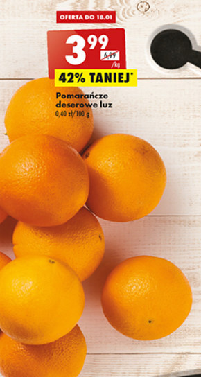 Biedronka Pomarańcza oferta