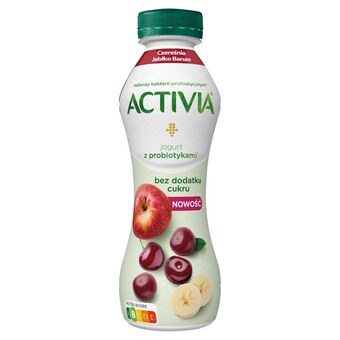 Kaufland Activia jogurt czereśnia jabłko banan 270 g oferta