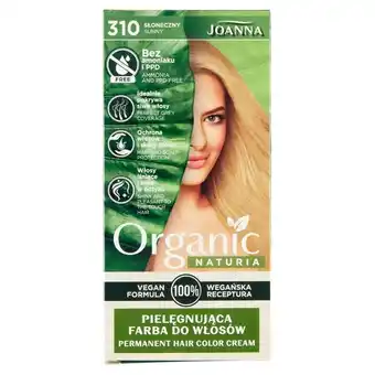 Sekret Urody Joanna naturia organic pielęgnująca farba do włosów słoneczny 310 oferta