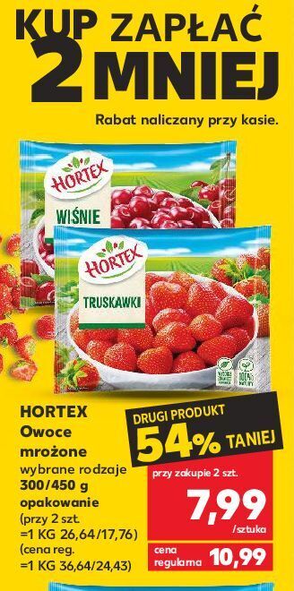 Kaufland Truskawki bez szypułek hortex oferta