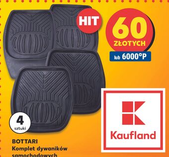 Kaufland Dywaniki samochodowe gumowe bottari oferta