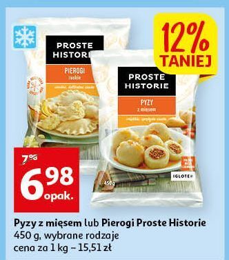 Auchan Pyzy z mięsem iglotex proste historie oferta