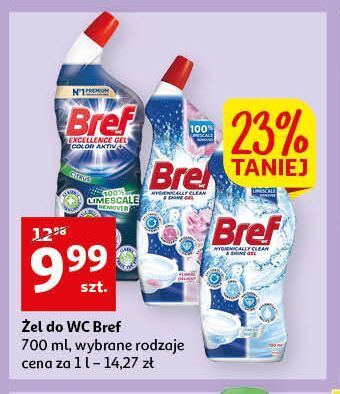Auchan Żel do wc floral delight bref hygienically clean oferta