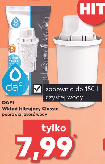 Kaufland Wkład filtrujący classic dafi oferta