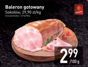 Stokrotka Sokołów Baleron gotowany, 100g oferta