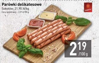 Stokrotka Sokołów Parówki delikatesowe, 100g oferta