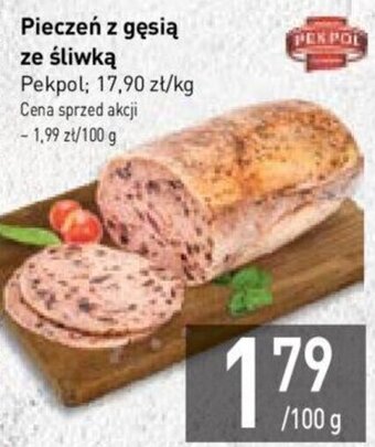 Stokrotka Pekpol Pieczeń z gęsią ze śliwką, 100g oferta