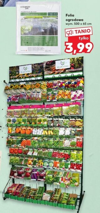 Kaufland Folia ogrodowa wym. 500x65cm oferta