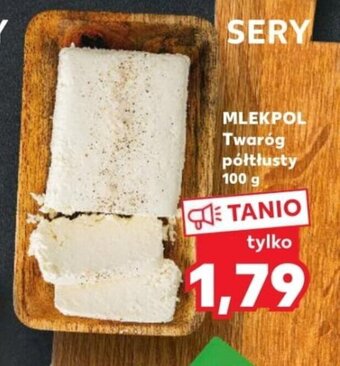 Kaufland Mlekpol Twaróg półtłusty 100g oferta