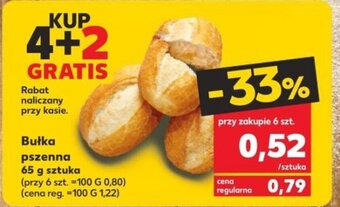 Kaufland Bułka pszenna 65g, szt. oferta