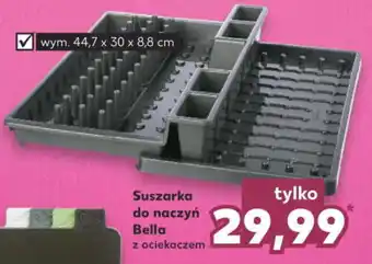 Kaufland Bella Suszarka do naczyń z ociekaczem wymiary 44,7 x 30 x 8,8 cm oferta