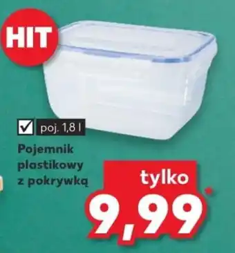 Kaufland Pojemnik plastikowy z pokrywką, pojemność 1,8 L oferta