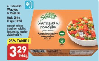 ALDI All Seasons Warzywa w masełku 300g oferta
