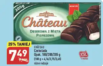 ALDI Chateau Czekolada 180/200/205g oferta