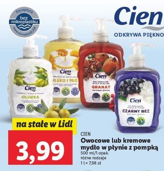 Mydło w płynie oliwka cien