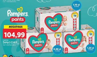 Lidl Pieluchomajtki 5 junior pampers pants oferta