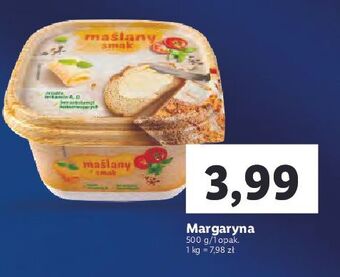Lidl Margaryna maślany smak oferta