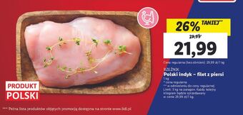 Lidl Filet z piersi indyka rzeźnik codzienna dostawa oferta