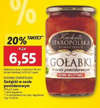 Lidl Gołąbki w sosie pomidorowym kuchnia staropolska oferta