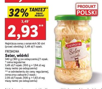 Lidl Seler wiórki freshona oferta