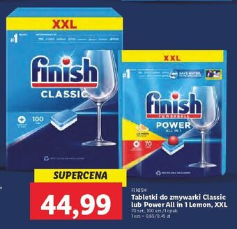 Lidl Tabletki do zmywarek regular finish classic oferta