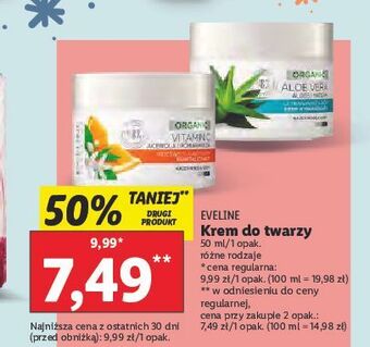Lidl Krem przeciwzmarszczkowy vitamin c eveline organic oferta
