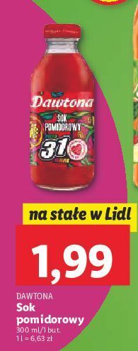 Lidl Sok pomidorowy dawtona oferta
