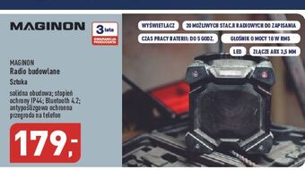ALDI Radio budowlane maginon oferta