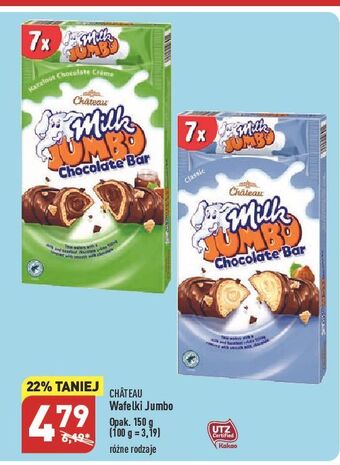 ALDI Baton milk jumbo orzechowy chateau oferta