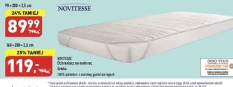 ALDI Ochraniacz na materac 160 x 200 2.5 cm novitesse oferta