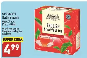 ALDI Herbata westminster english breakfast oferta