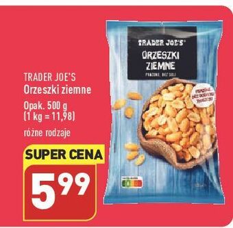 ALDI Orzeszki ziemne bez soli trader joe's oferta