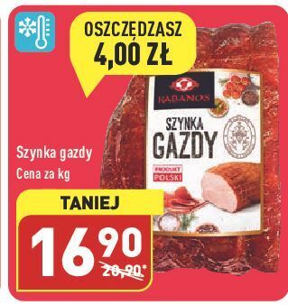 ALDI Szynka gazdy kabanos oferta
