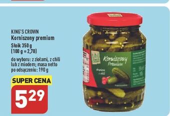 ALDI Korniszony premium z ziołami king's crown (aldi) oferta