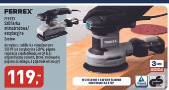 ALDI Szlifierka oscylacyjna 350 w ferrex oferta