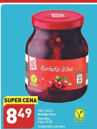 ALDI Borówka leśna sweet valley oferta